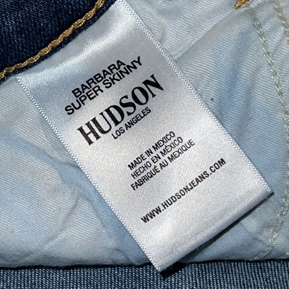 HUDSON BARBARA SUPER SKINNY JEANS (29) - Picture 11 of 15
